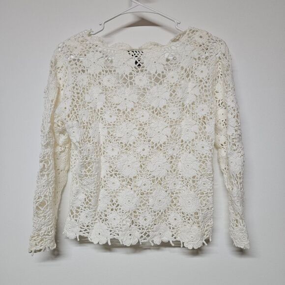 Boston Proper 100% cotton Knit Sweater Size Small - Picture 4 of 4